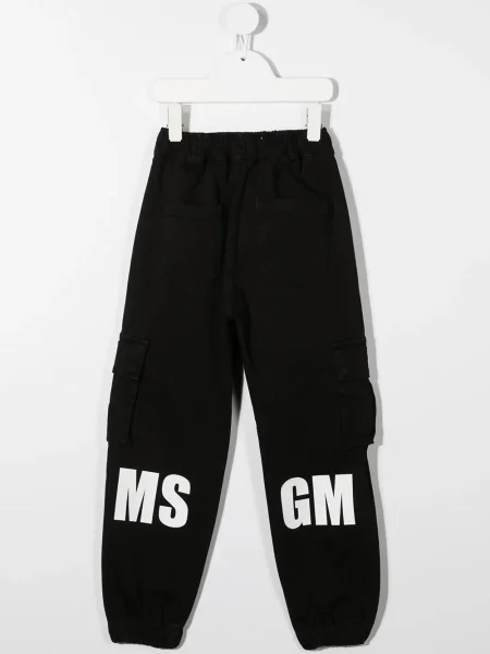Spodnie dziecięce Msgm czarne