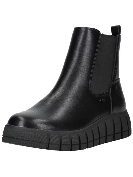 TOM TAILOR Ankle boots μαύρο