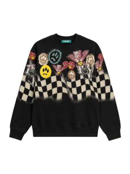 Bluza Barrow w kratę czarna