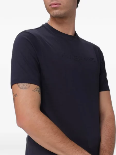 Tricou Armani Exchange cu autograf albastru