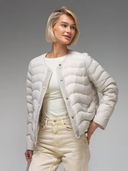 Демисезонная куртка Viva Wear серая