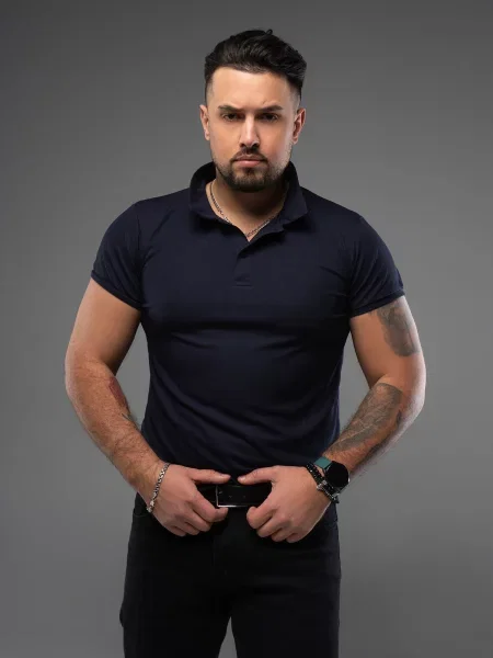 ISSA Plus Поло синій