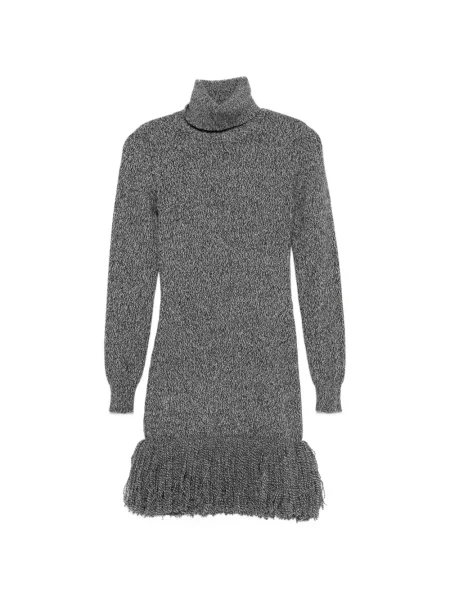 Rochie mini Ely Ely cu franjuri negru