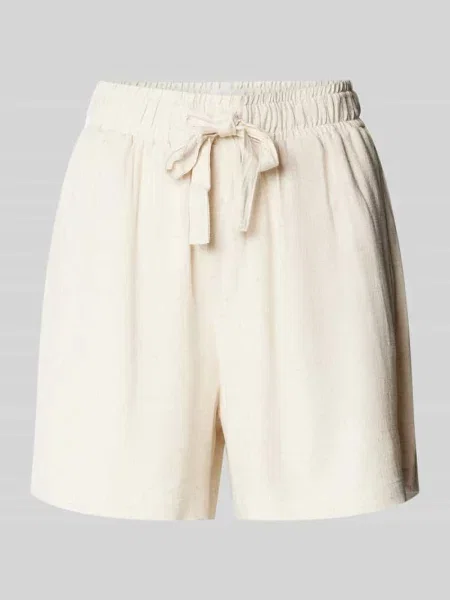 Bermudy o kroju regular fit z tunelem model ‘SANNE’ Object