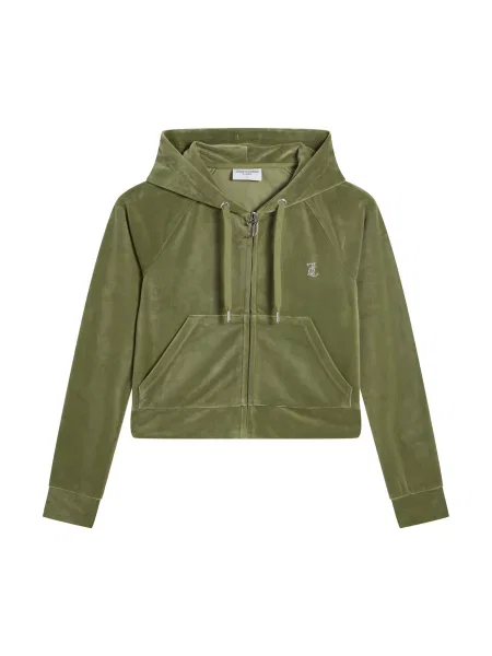 Juicy Couture Hanorac MADISON oliv / transparent