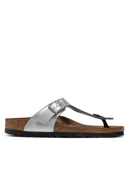 Japonke Birkenstock srebrna