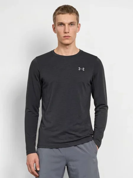 Under Armour Funkční Tričko Ua Wool Run černá