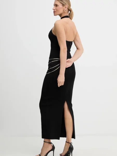 Herve Leger rochie Sybil maxi mulata negru