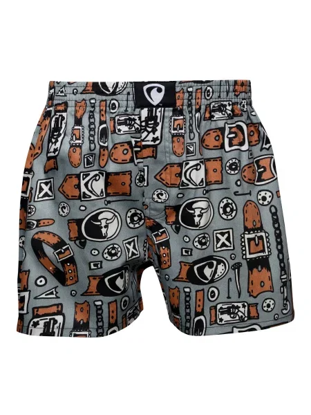 Pantaloni scurți Represent negru