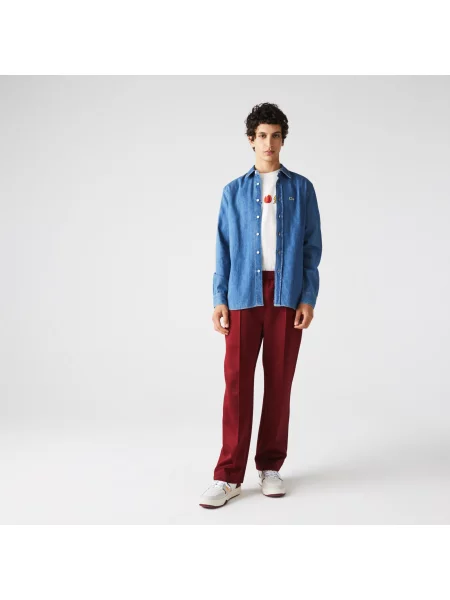 Рубашка Lacoste голубая