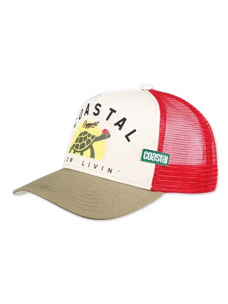 Coastal Șapcă HFT Support Slow kaki / roșu / negru alb