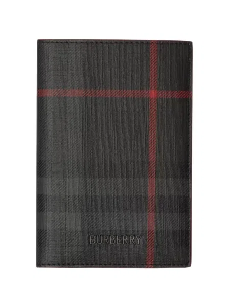 Portofel Burberry cu autograf negru