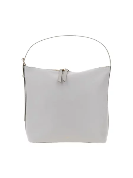 Torebka A.p.c. skórzana szara