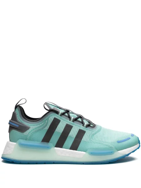 Kožne tenisice Adidas Samba s printom s apstraktnim uzorkom zelena