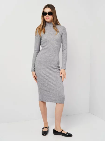 Роза Сукня міді сірий