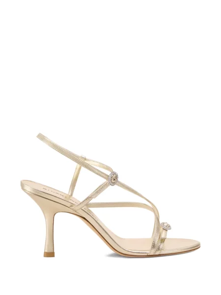 Sandale Stuart Weitzman de cristal auriu