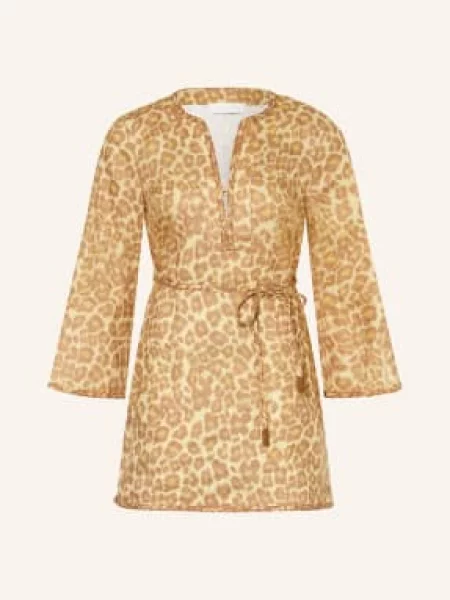 Zimmermann Tunika Awaken Z Lnu gelb pomarańczowa