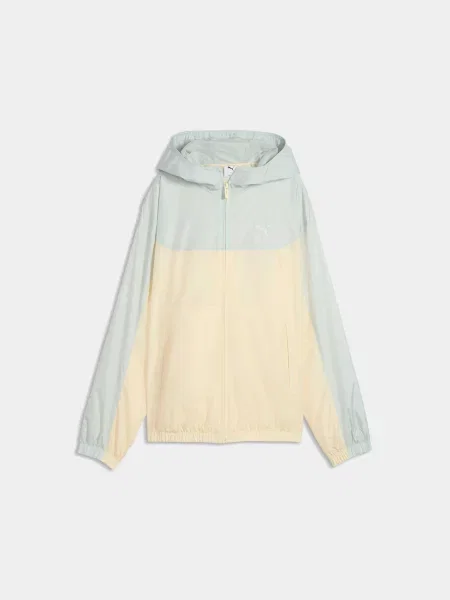 Вітровка PUMA Ess Uv Relaxed Windbreaker W комбінований верх жовтий