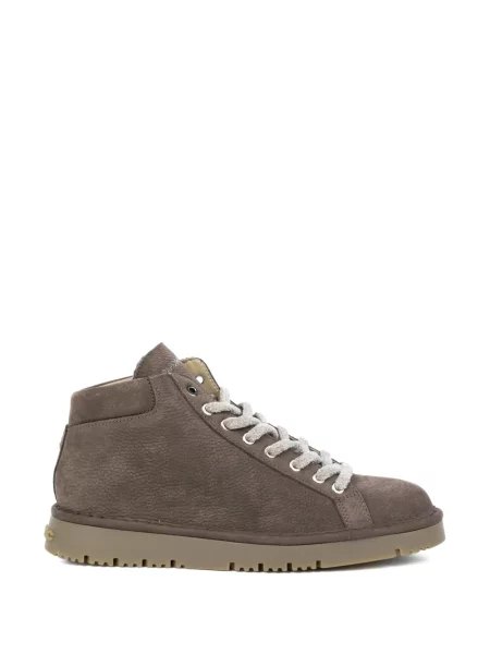 Botine Panchic din piele de oaie maro