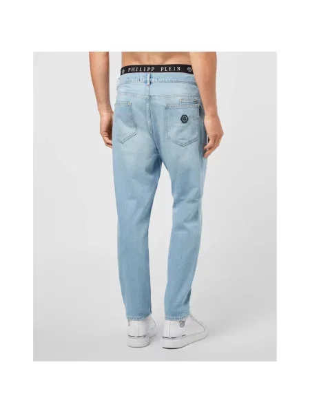 Jeansy Philipp Plein niebieskie
