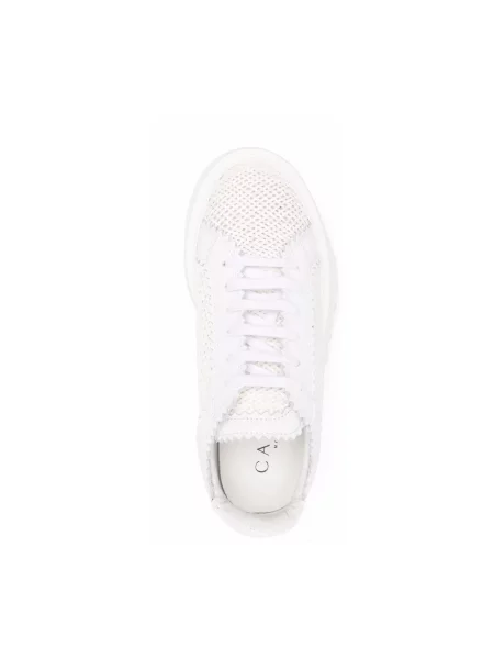 Sneakersy Casadei skórzane białe
