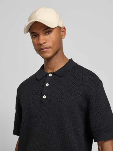 Koszulka polo o kroju regular fit z detalem z logo model ISAKSSON' Casual Friday granatowe