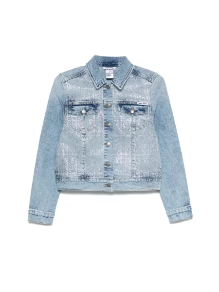 Kurtka jeansowa Dkny niebieska