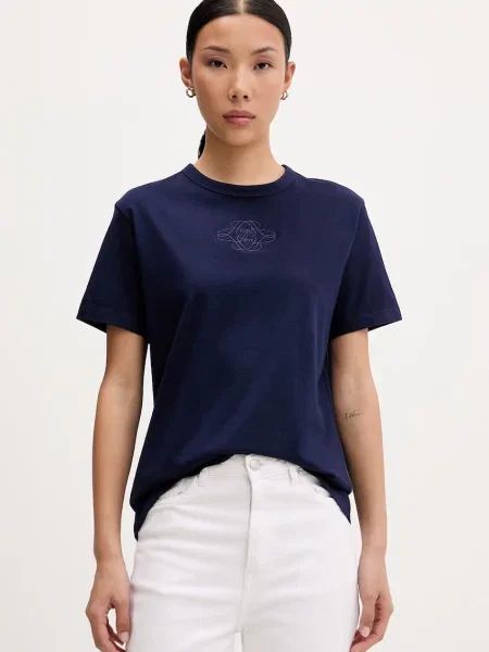 HUGO t-shirt γυναικείο μπλε