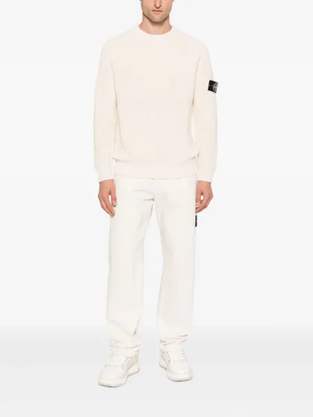 Pantaloni Stone Island cu strasuri