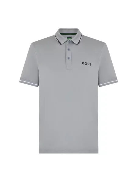 Koszulka polo Boss szara