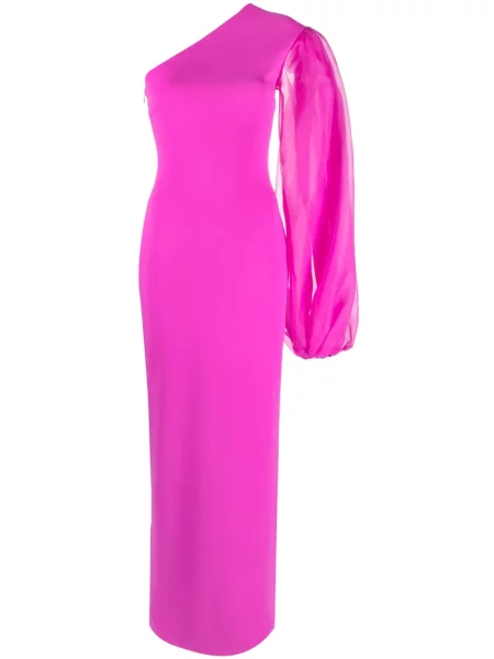 Rochie Solace London cu un umăr gol roz