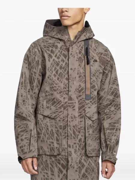 Hanorac din fleece Nike din fleece cu imagine alergare verde