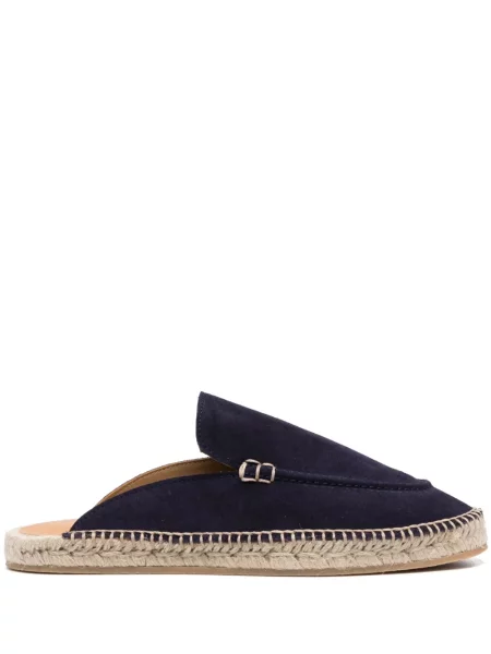 Espadrile Scarosso din piele de căprioară albastru