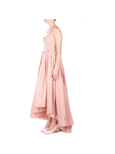 Pinko rochie drapată bej