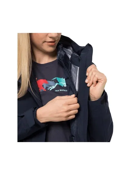 Geacă Jack Wolfskin albastru
