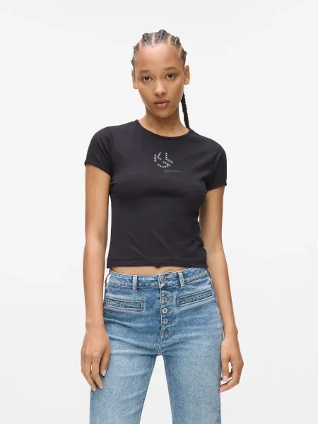 KARL LAGERFELD JEANS Majica črna