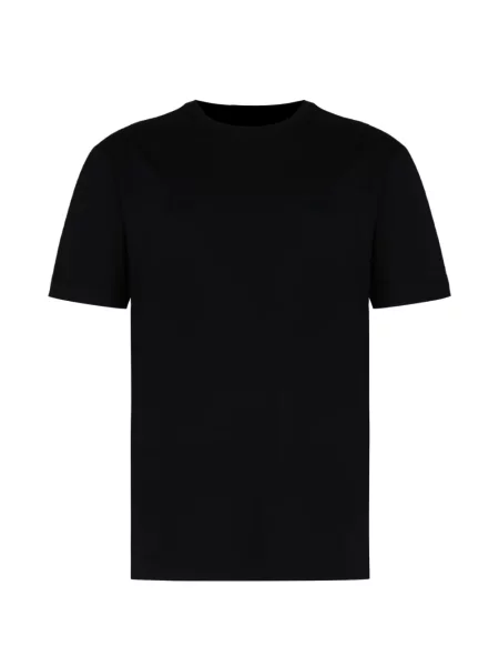 Tricou Zegna cu decolteu în U negru