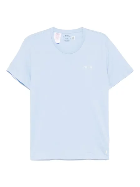 Cămașă Polo Ralph Lauren cu dungi scurtă albastru