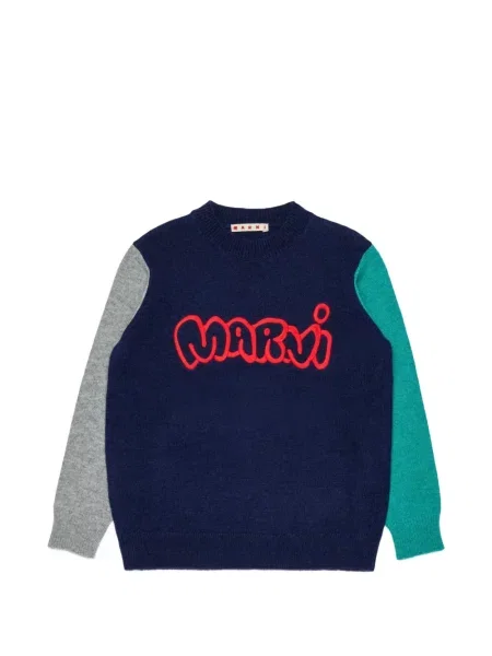 Sweter dziecięcy Marni niebieski