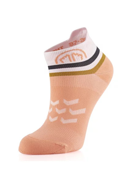 Skarpety do biegania dorosly Sidas Run Anatomic Light Ankle Lady wysokosc kostki różowe