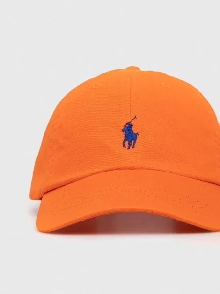 Бейсболка Polo Ralph Lauren однотонна помаранчевий