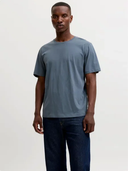 JACK & JONES Tricou JJEORGANIC închis gri