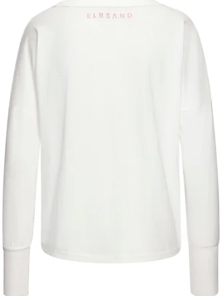 Elbsand Tricou bej / roşu închis alb