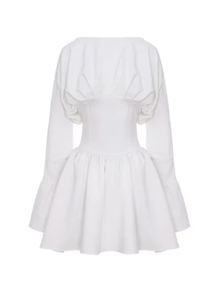 Rochie Hamza de costum alb
