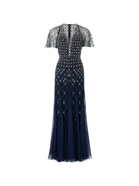 Rochie maxi Temperley London albastru