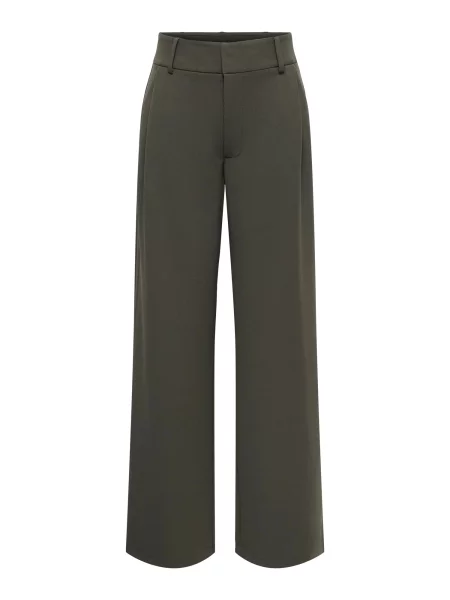 JDY Pantaloni cutați JDYGEGGO închis verde