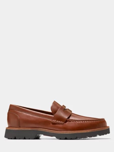 Кожаные лоферы Cole Haan коричневые