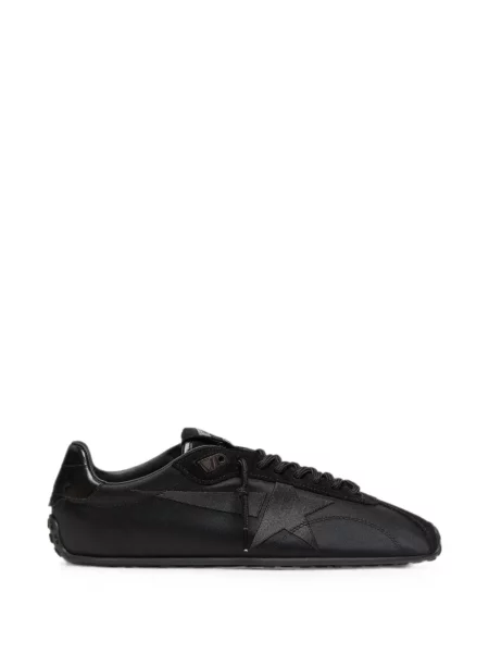 Top Golden Goose din piele de căprioară negru