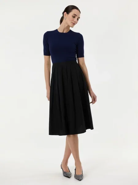 Fustă midi Orsay negru