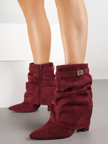 Botine Latunea Bordo